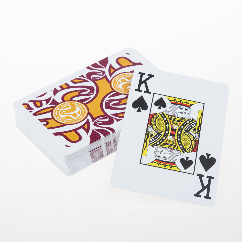 High Quality Plastic Waterproof Custom Design Logo Printing Poker Playing Cards 102