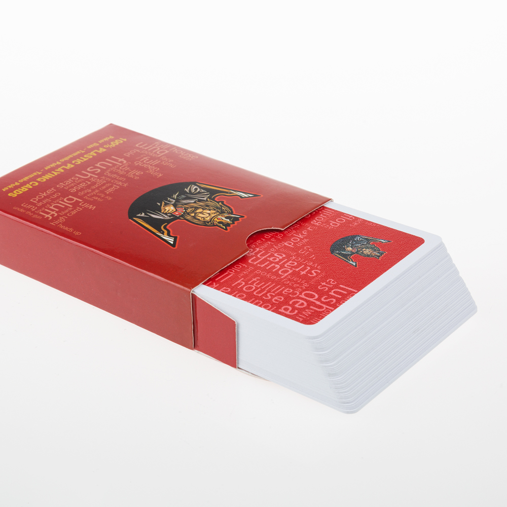 High Quality Plastic Waterproof Custom Design Logo Printing Poker Playing Cards 103