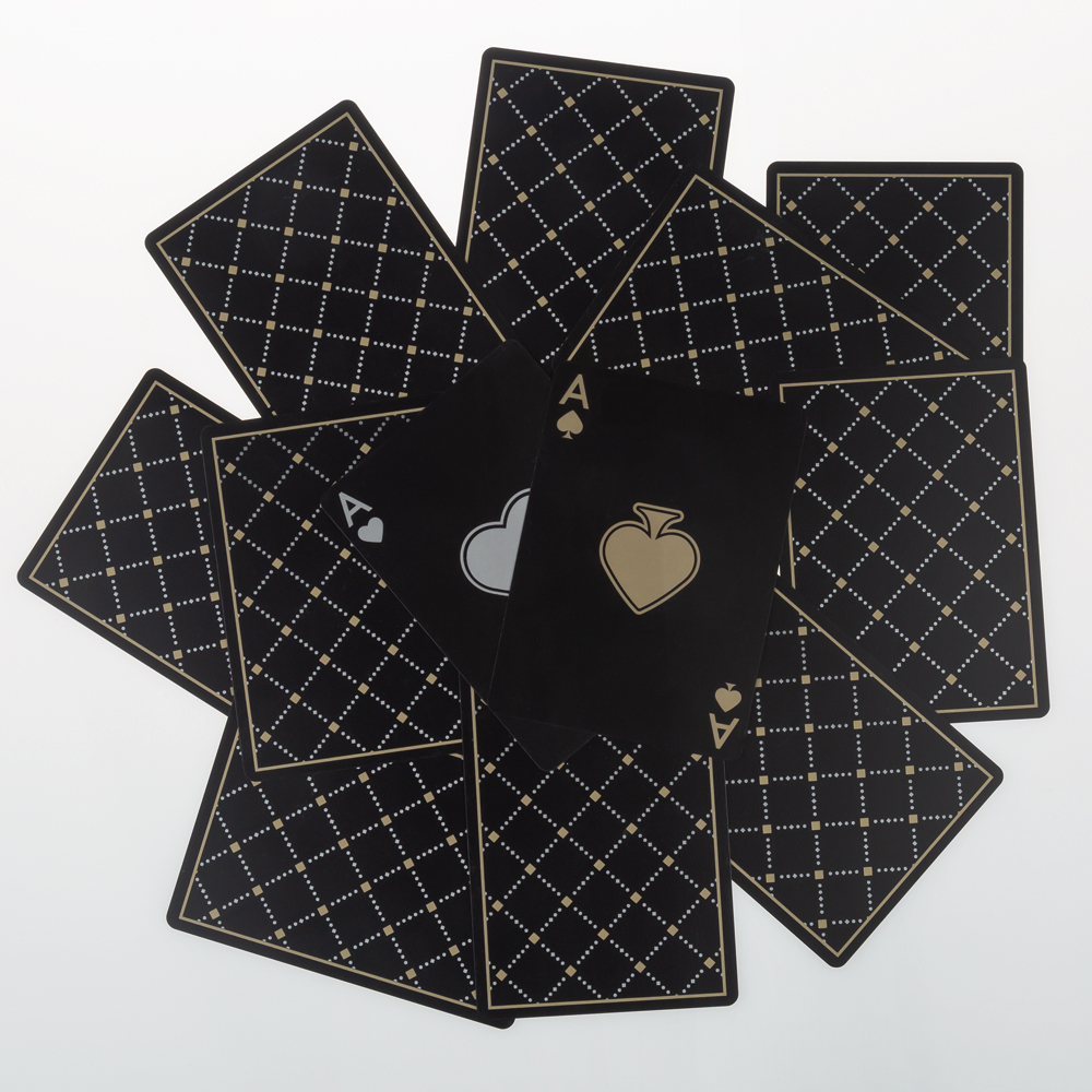 New Style Custom Design Logo High Quality Printing Poker Playing Cards Board Game Cards with Tuck Box 036 Japan Imported Black Core Paper， High Quality Paper Poker ，Playing Card ，MOQ 100 Decks037