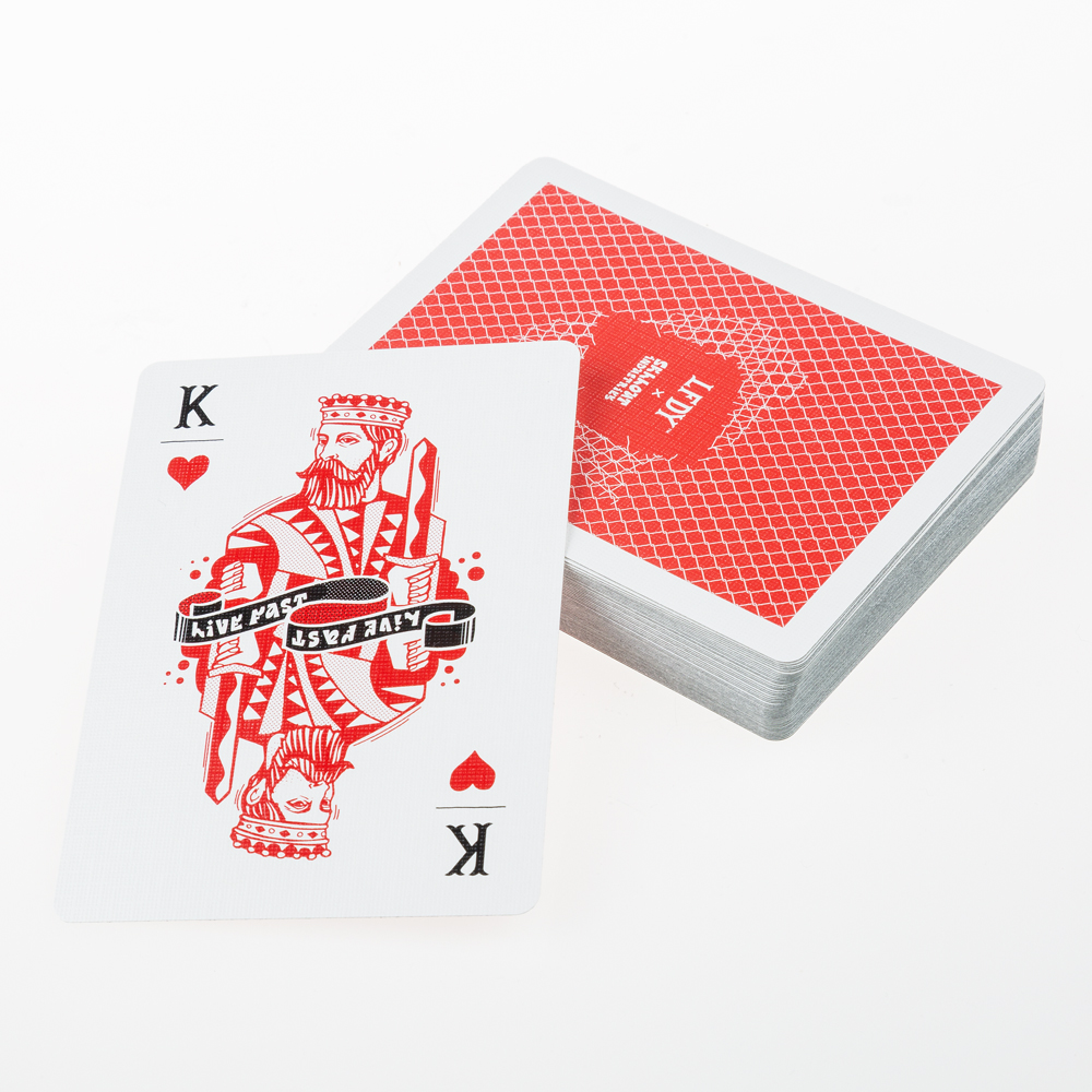 New Style Custom Design Logo High Quality Printing Poker Playing Cards Board Game Cards with Tuck Box 034