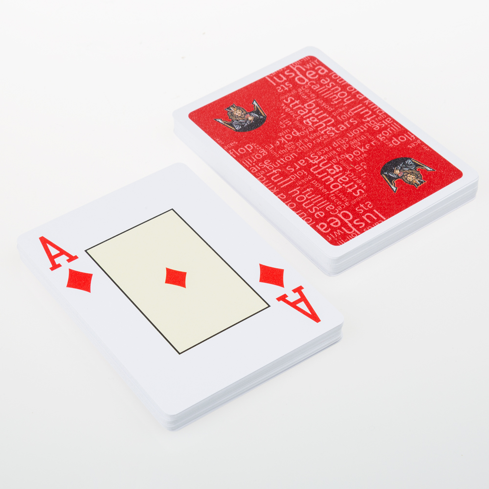 High Quality Plastic Waterproof Custom Design Logo Printing Poker Playing Cards 103