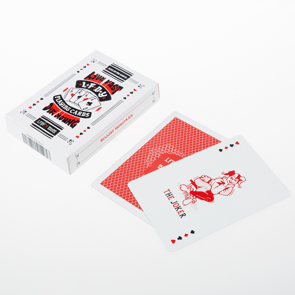 New Style Custom Design Logo High Quality Printing Poker Playing Cards Board Game Cards with Tuck Box 034