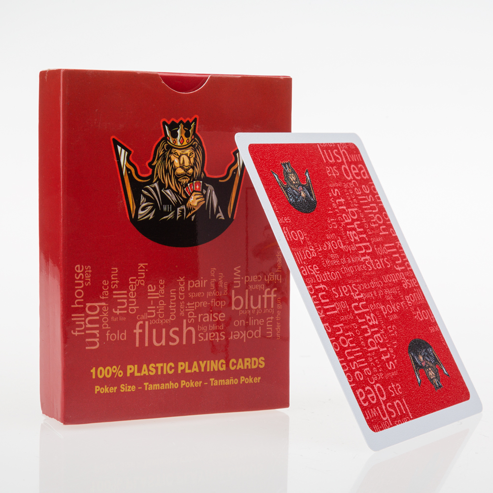 High Quality Plastic Waterproof Custom Design Logo Printing Poker Playing Cards 103