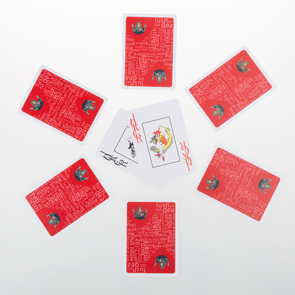 High Quality Plastic Waterproof Custom Design Logo Printing Poker Playing Cards 103