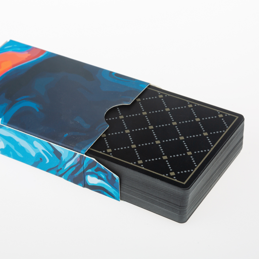 New Style Custom Design Logo High Quality Printing Poker Playing Cards Board Game Cards with Tuck Box 036 Japan Imported Black Core Paper， High Quality Paper Poker ，Playing Card ，MOQ 100 Decks037