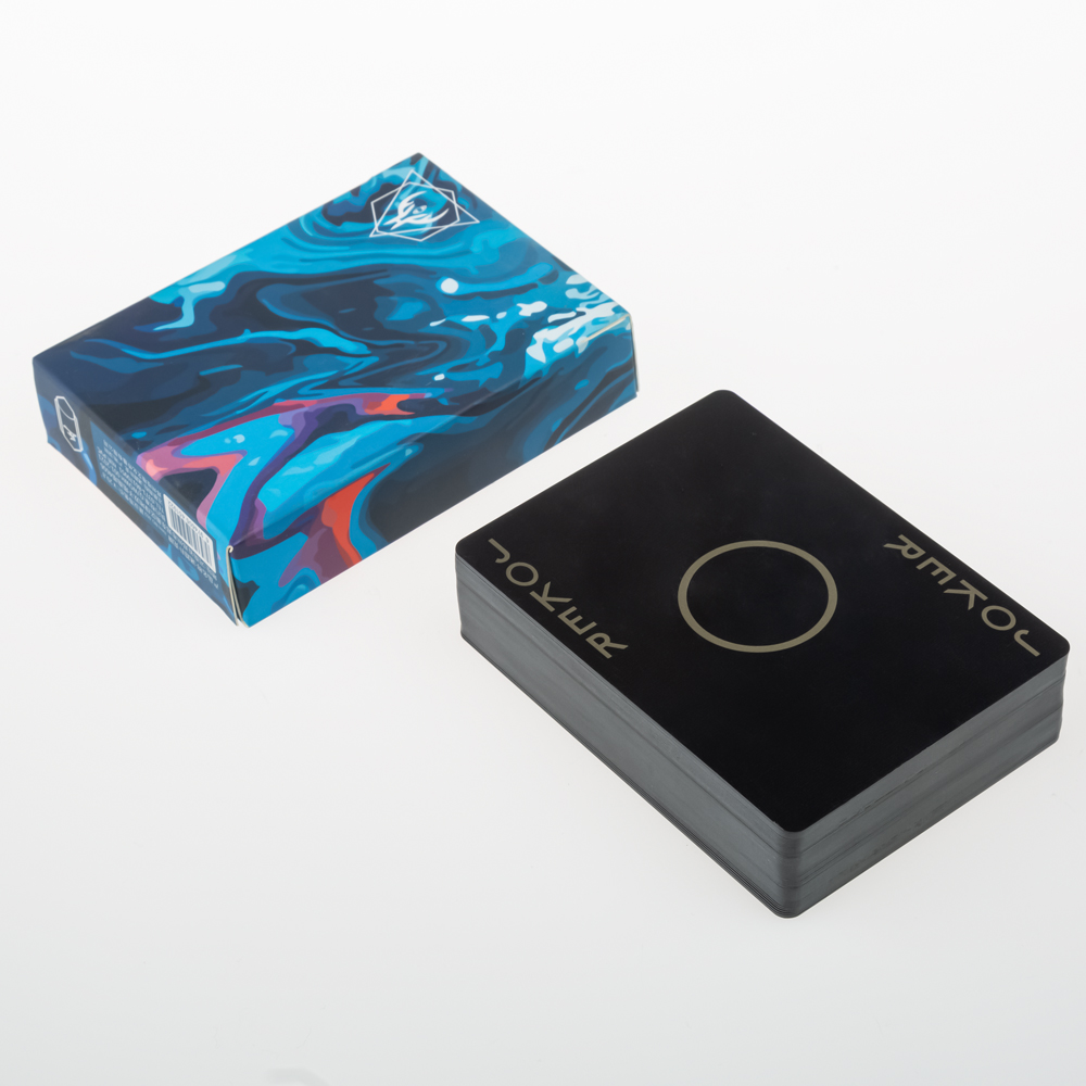 New Style Custom Design Logo High Quality Printing Poker Playing Cards Board Game Cards with Tuck Box 036 Japan Imported Black Core Paper， High Quality Paper Poker ，Playing Card ，MOQ 100 Decks037