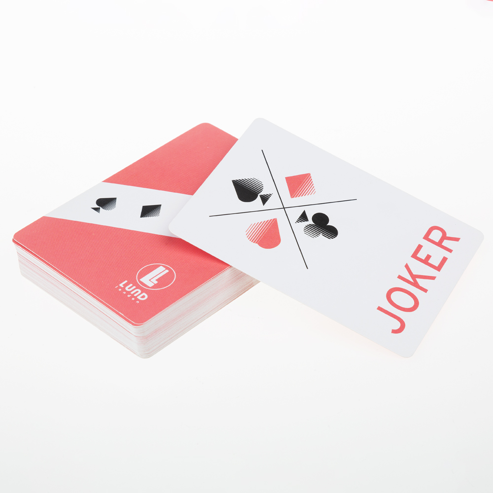 High Quality Plastic Waterproof Custom Design Logo Printing Poker Playing Cards 101