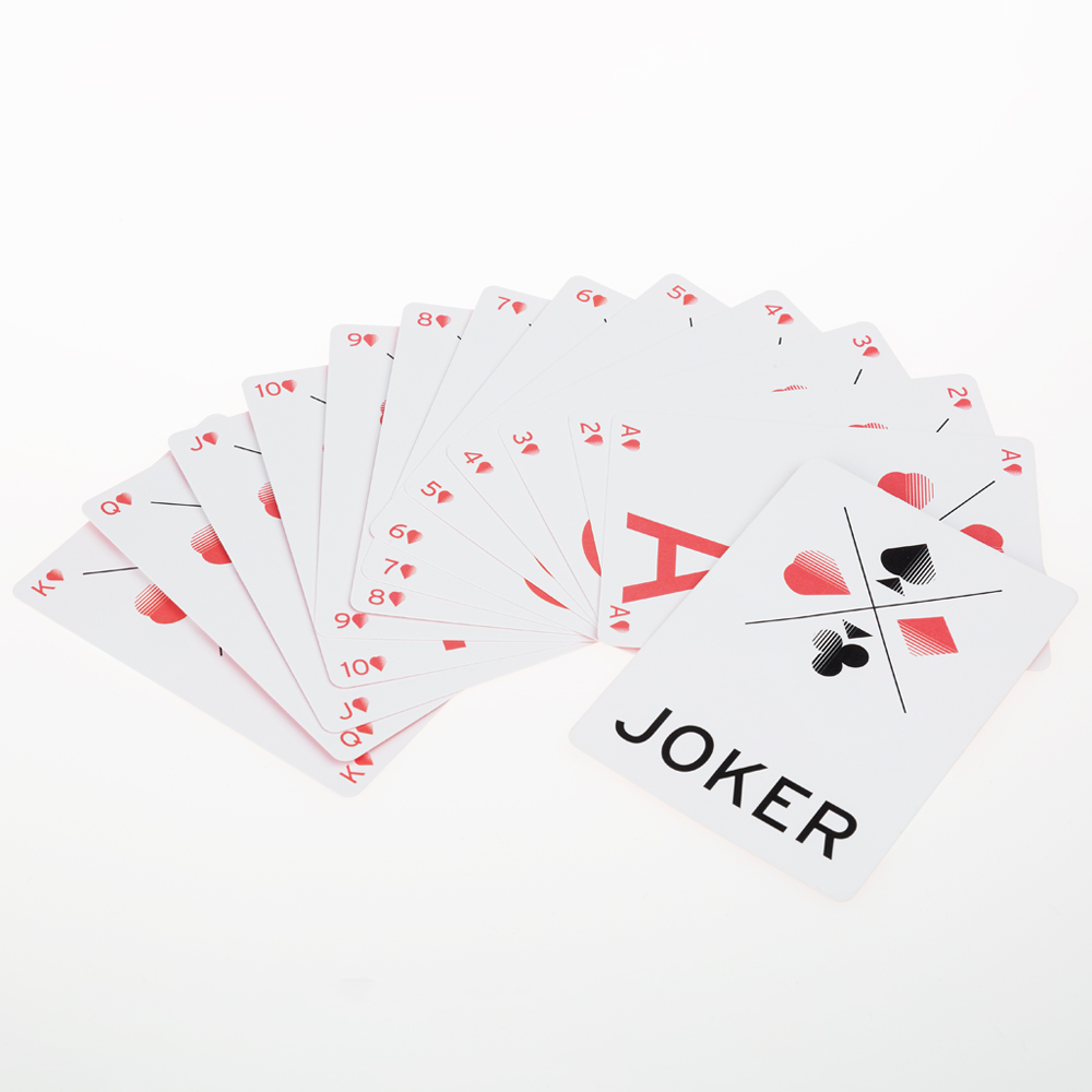 High Quality Plastic Waterproof Custom Design Logo Printing Poker Playing Cards 101