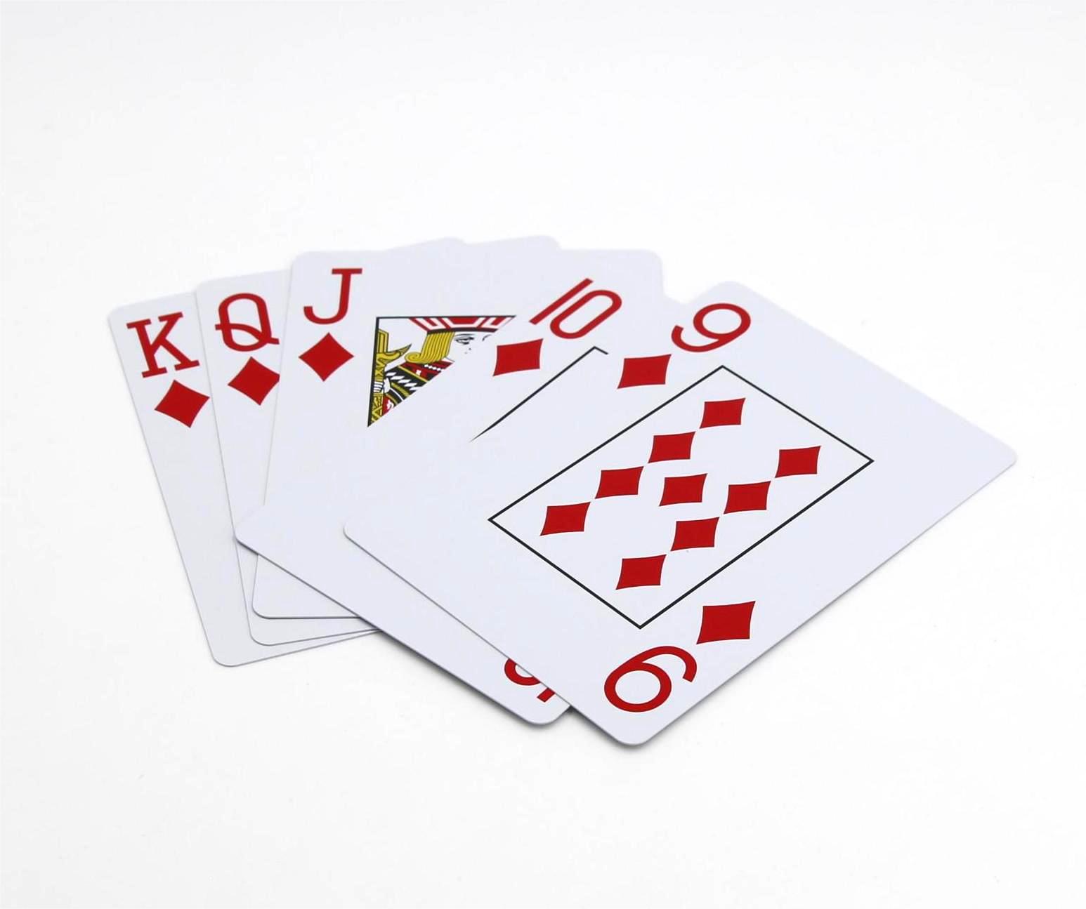 High Quality Plastic Waterproof Custom Design Logo Printing Poker Playing Cards106