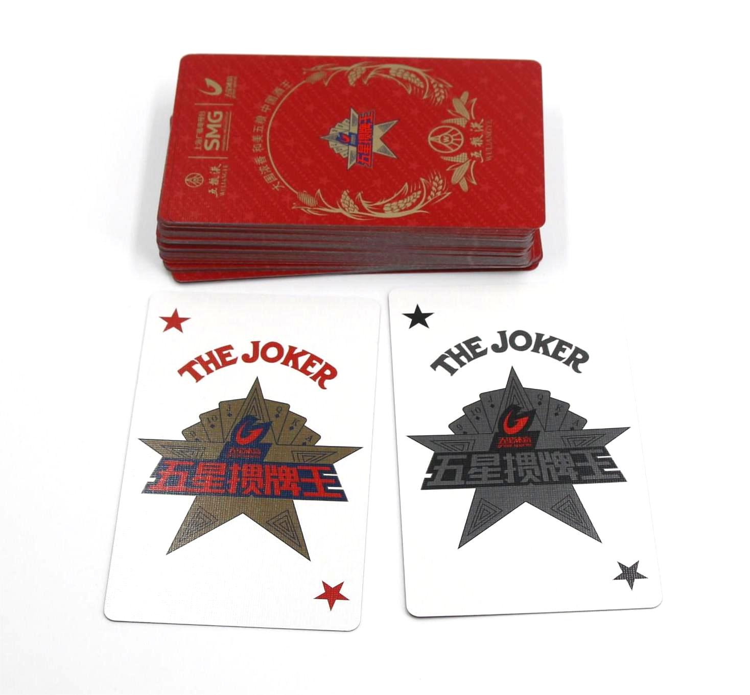 Wholesale Custom Design Logo High Quality Printing Poker Playing Cards Trading Board Game Cards with Tuck Box 019