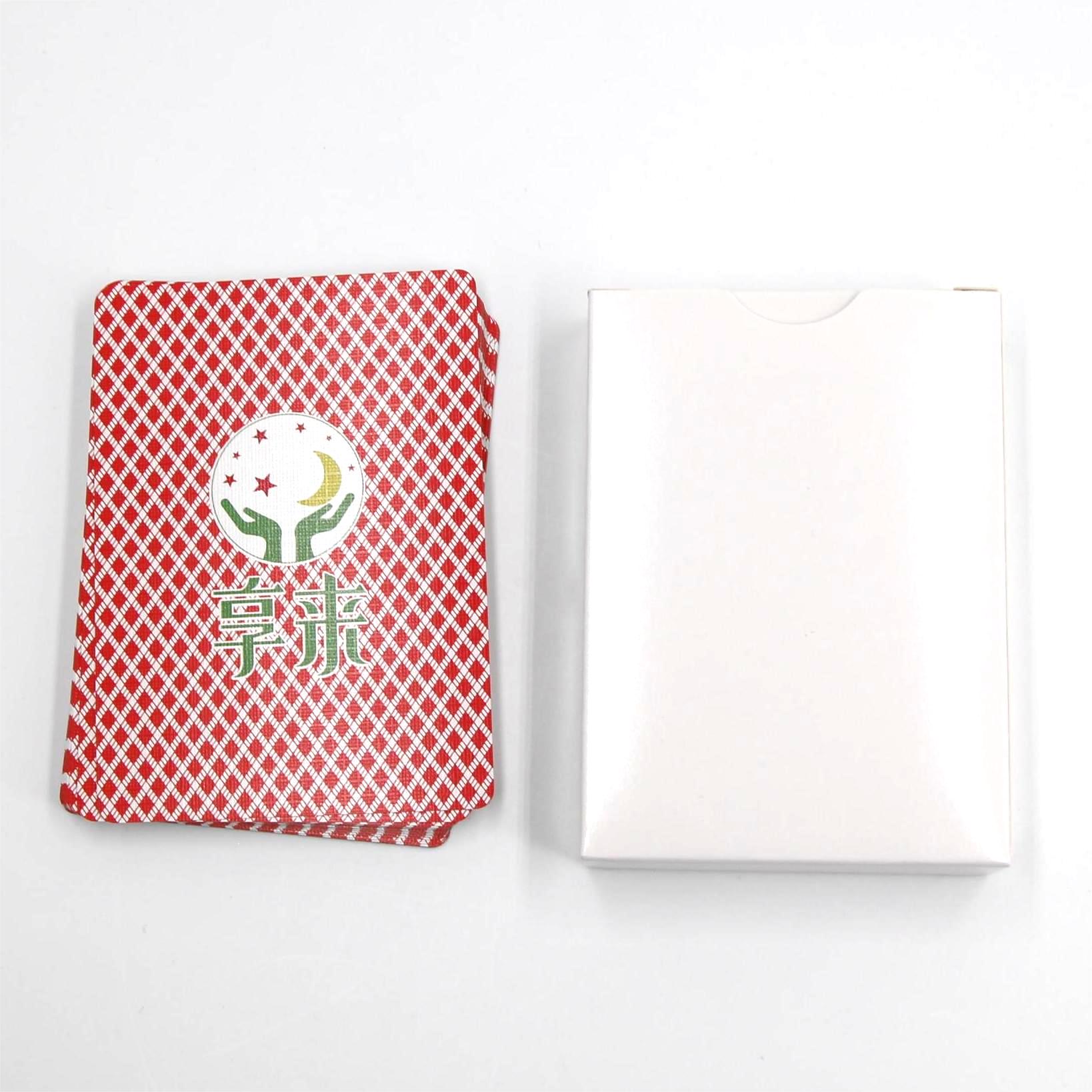 Black Core Poker Size Playing Cards- Red pack NO.006