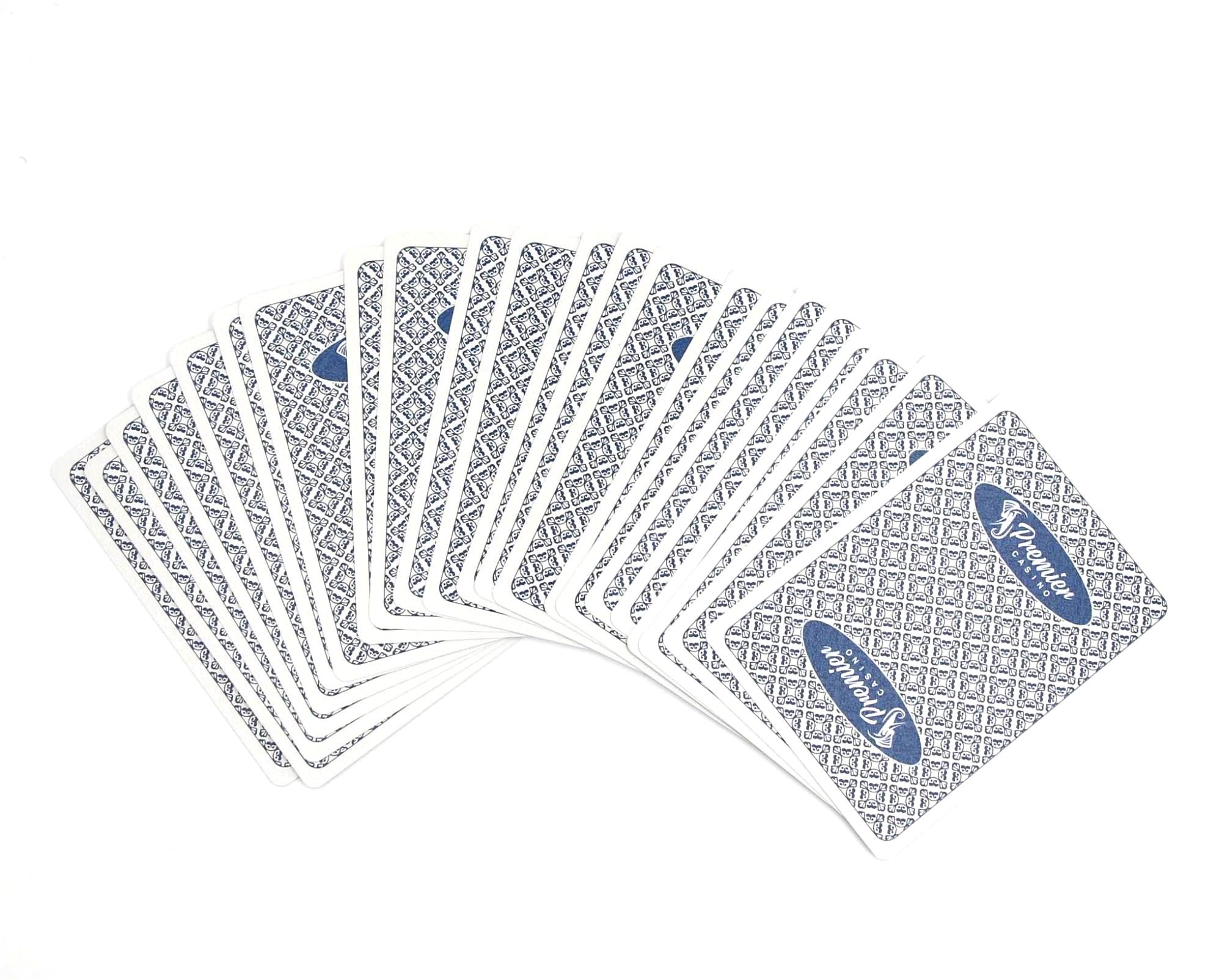 Black Core Poker Size Playing Cards- Blue pack NO.003