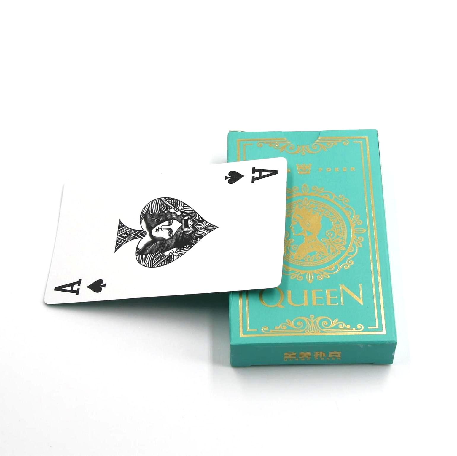 Wholesale Custom Design Logo High Quality Printing Poker Playing Cards Trading Board Game Cards with Tuck Box 024