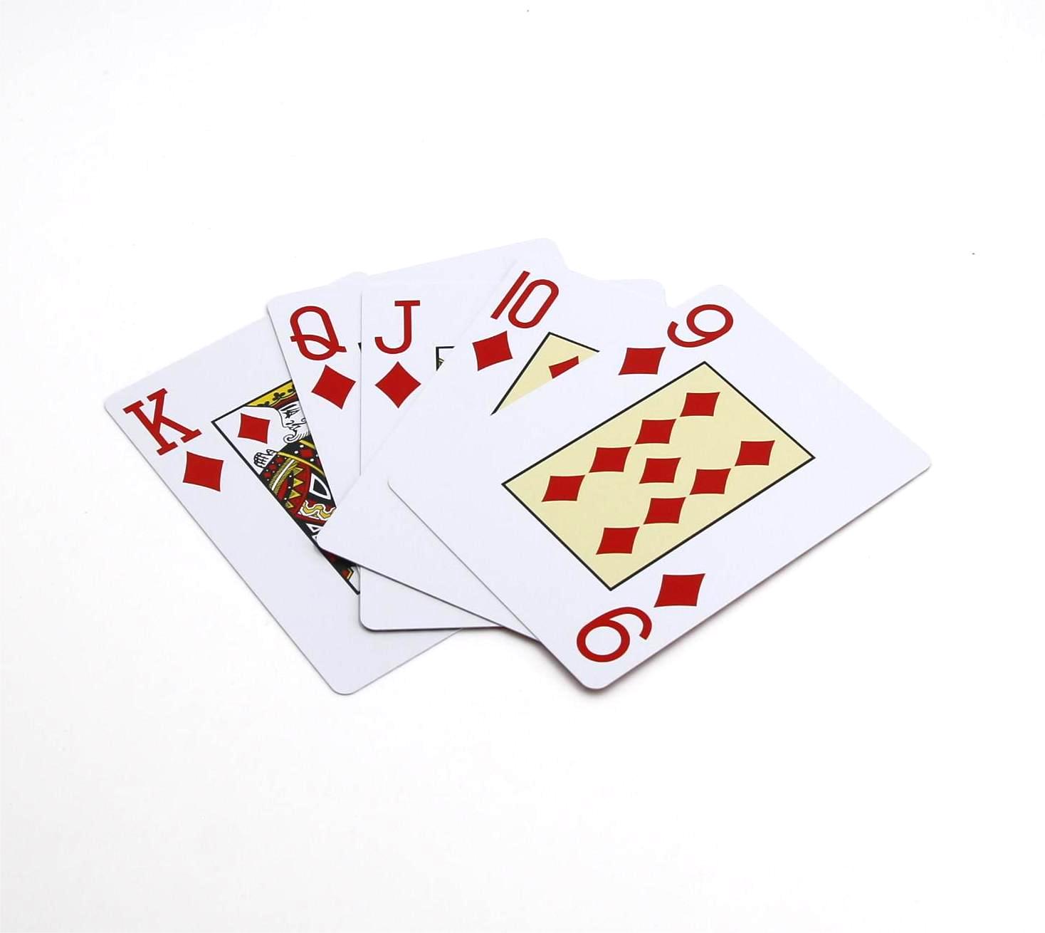 High Quality Plastic Waterproof Custom Design Logo Printing Poker Playing Cards109