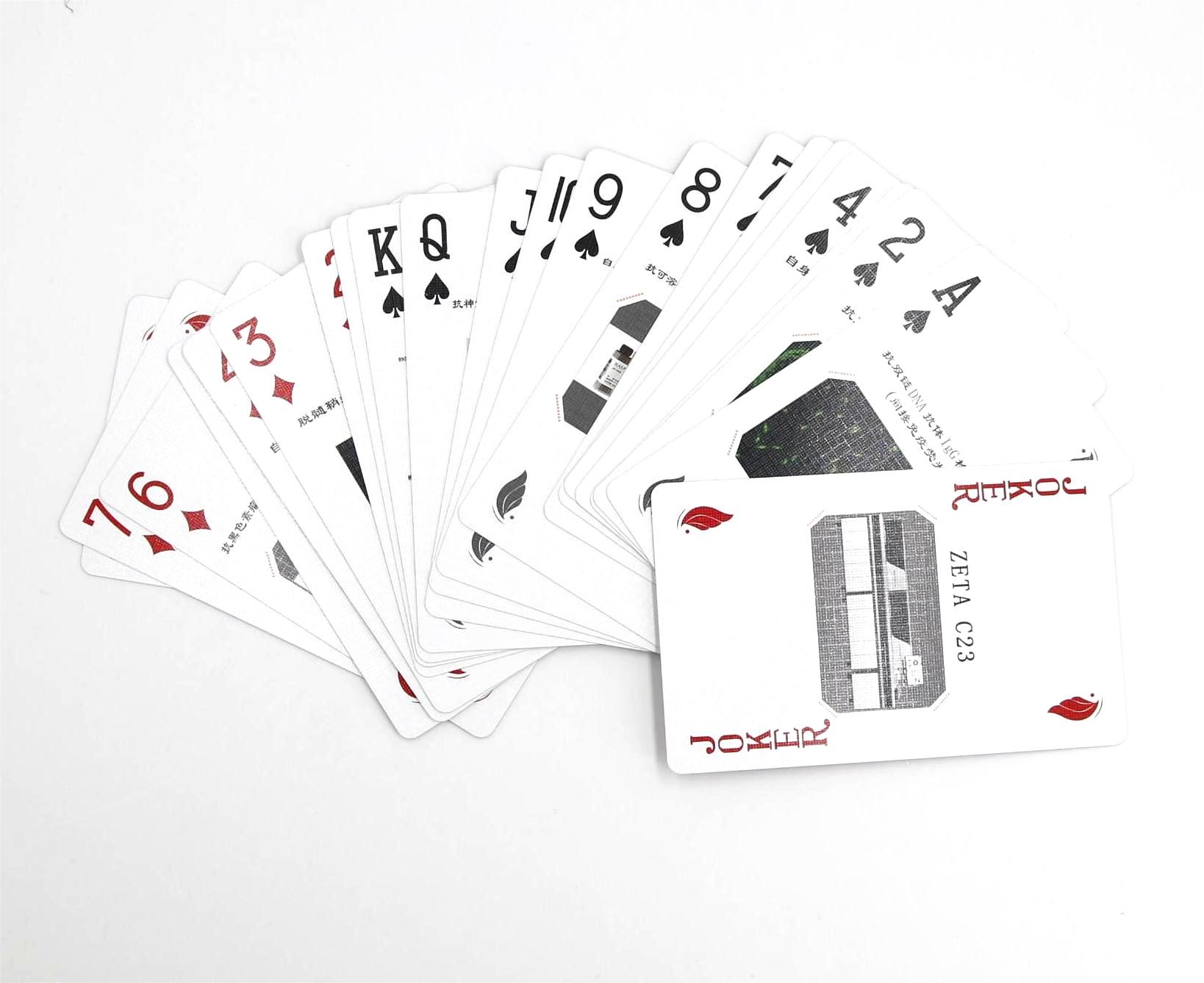 Wholesale Custom Design Logo High Quality Printing Poker Playing Cards Trading Board Game Cards with Tuck Box 016