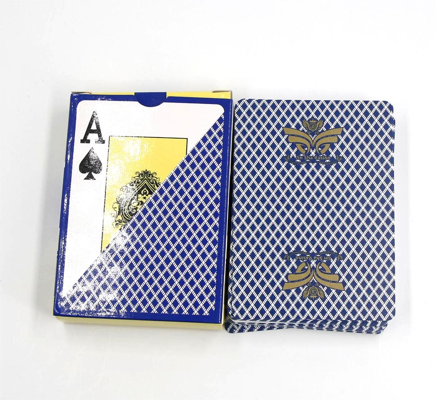 Black Core Poker Size Playing Cards- Blue pack NO.002