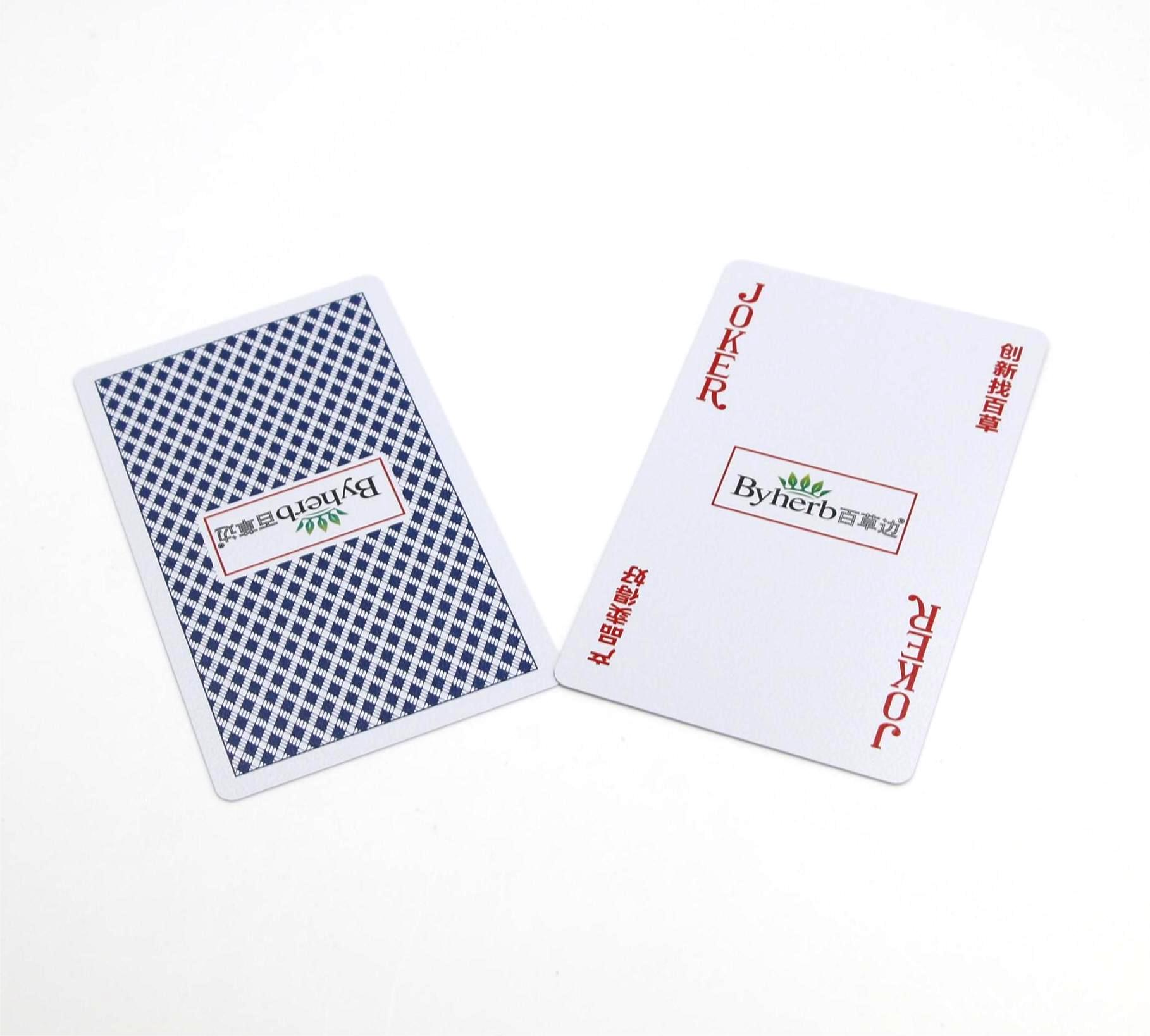 Black Core Poker Size Playing Cards- Blue&Red pack NO.003