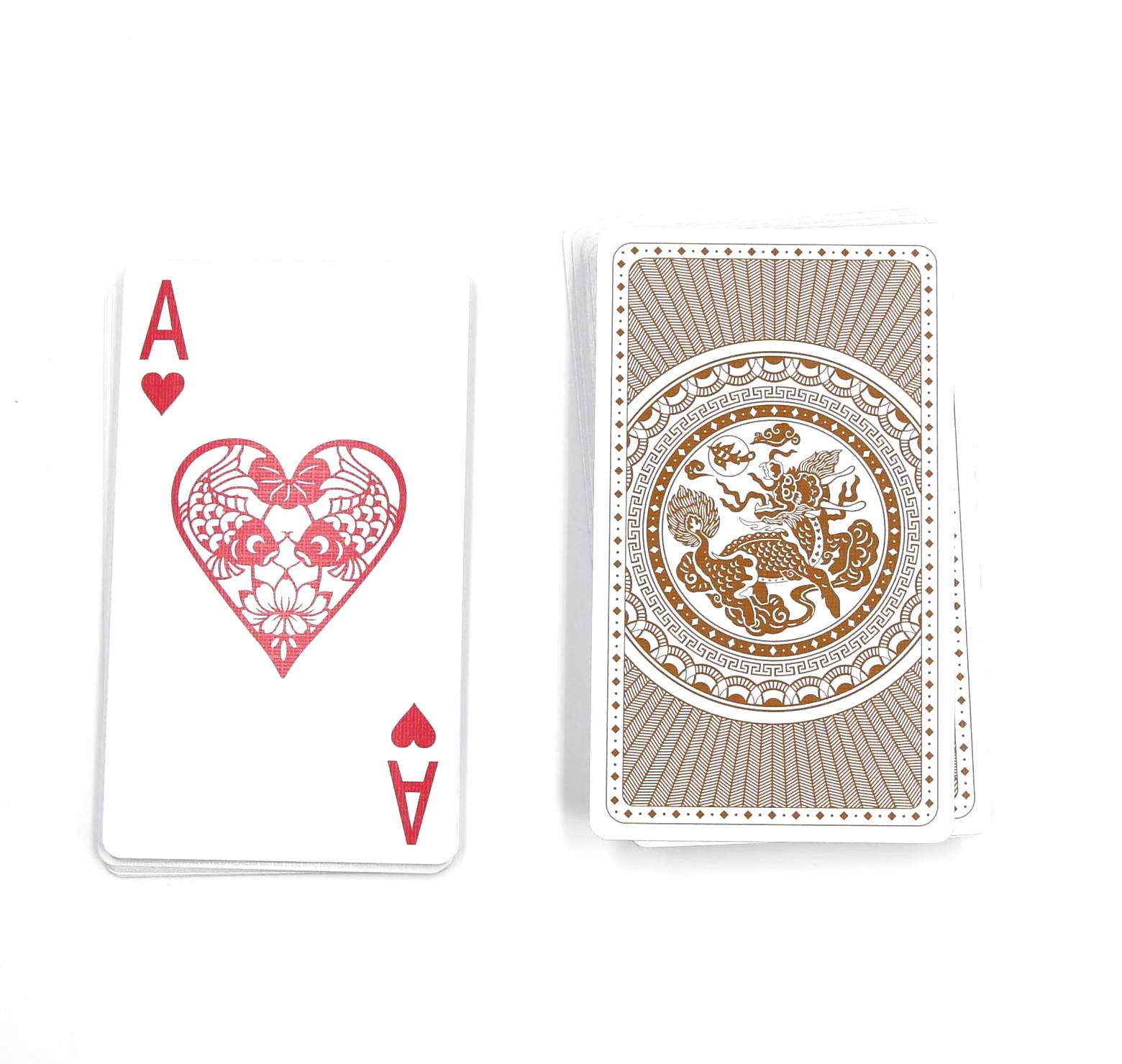 Wholesale Custom Design Logo High Quality Printing Poker Playing Cards Trading Board Game Cards with Tuck Box 017