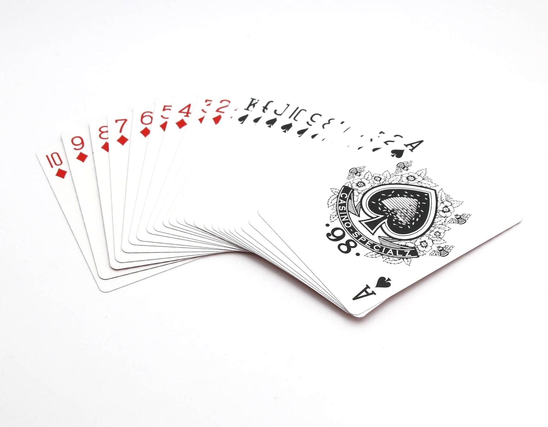 Black Core Poker Size Playing Cards- Red pack .005