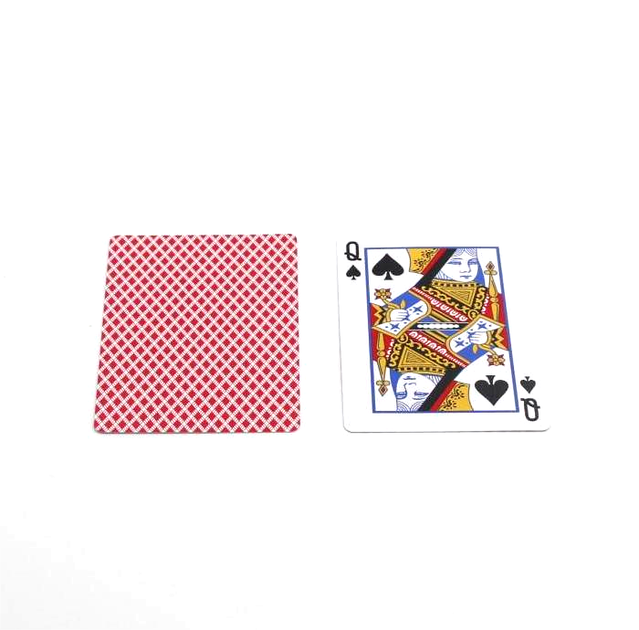 Black Core Poker Size Playing Cards- Blue&Red pack .001