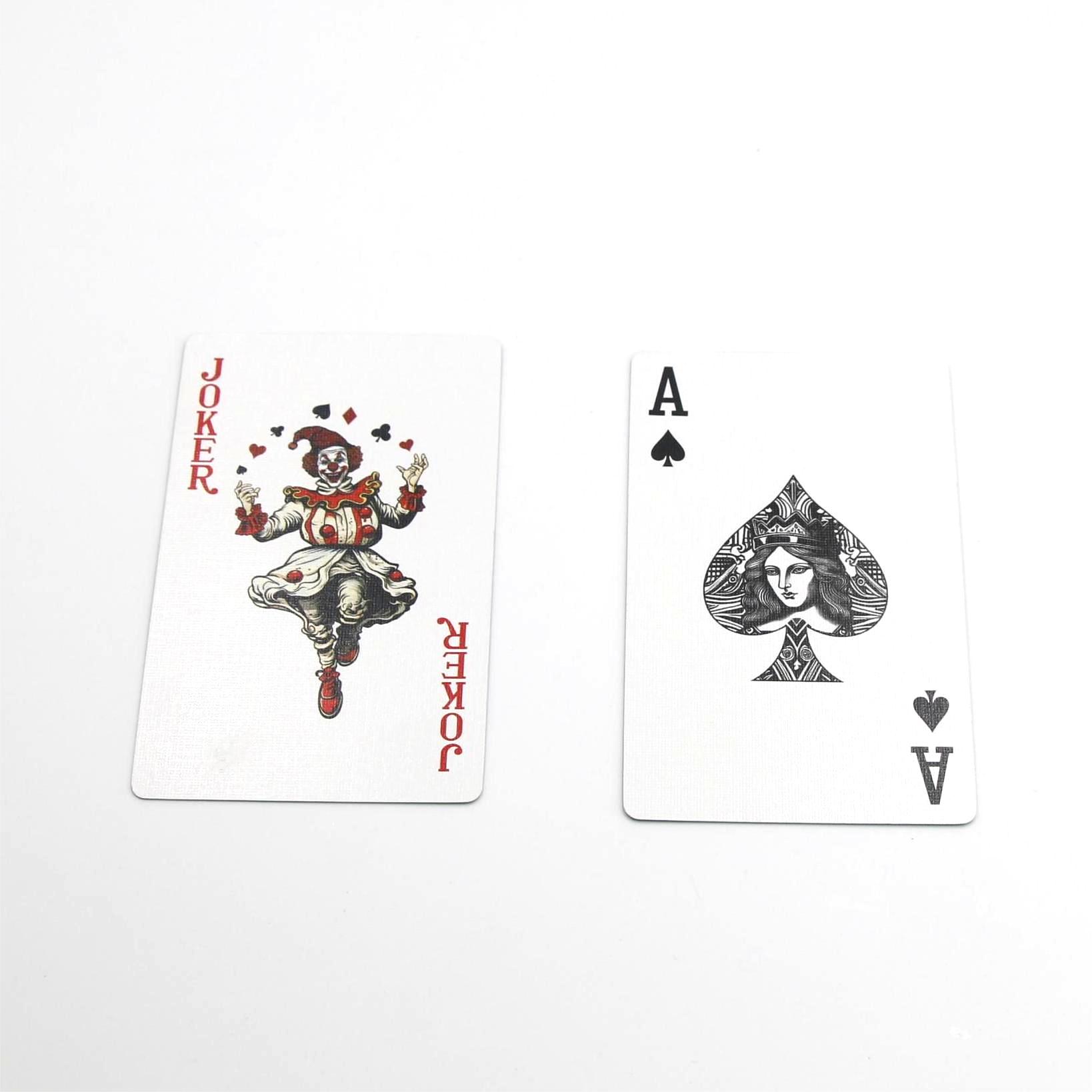 Wholesale Custom Design Logo High Quality Printing Poker Playing Cards Trading Board Game Cards with Tuck Box 024