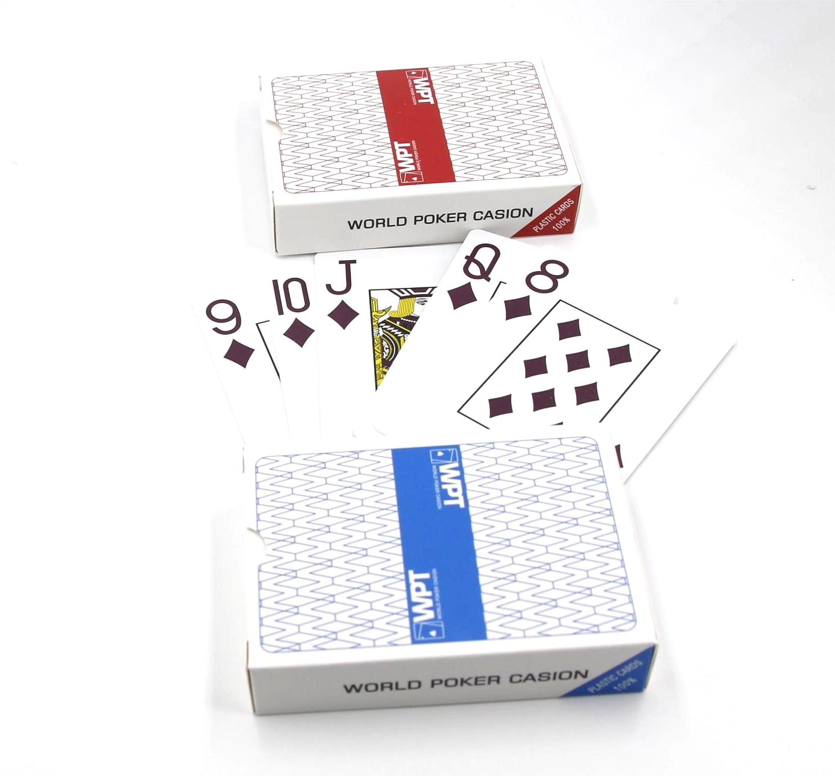 High Quality Plastic Waterproof Custom Design Logo Printing Poker Playing Cards110