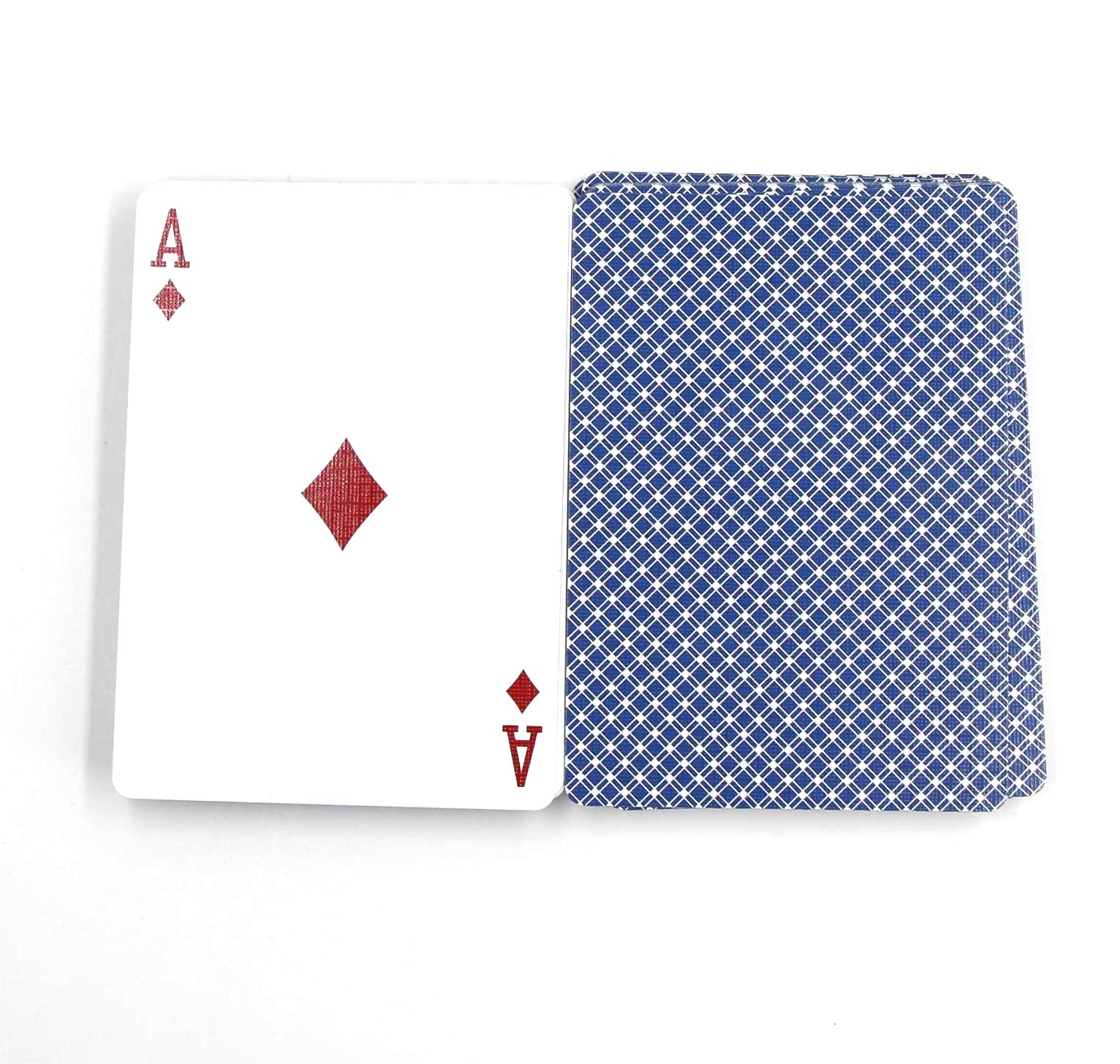 Black Core Poker Size Playing Cards- Blue pack NO.004