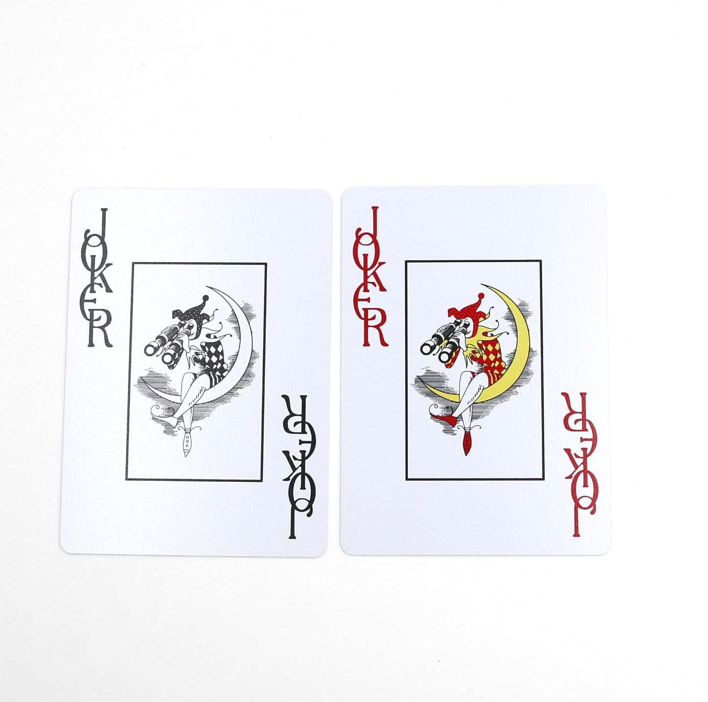 Black Core Poker Size Playing Cards- Blue pack NO.003