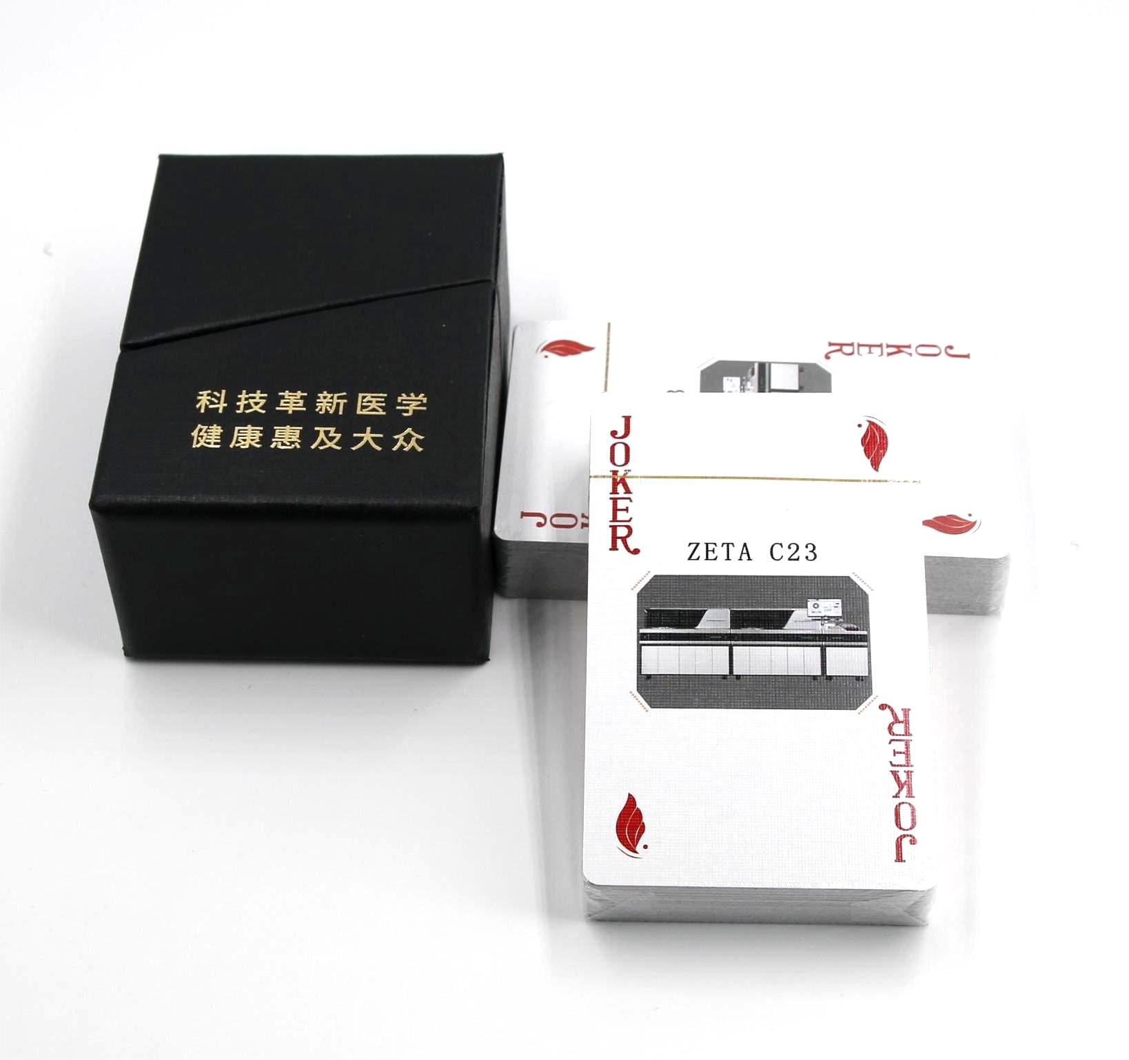 Wholesale Custom Design Logo High Quality Printing Poker Playing Cards Trading Board Game Cards with Tuck Box 016