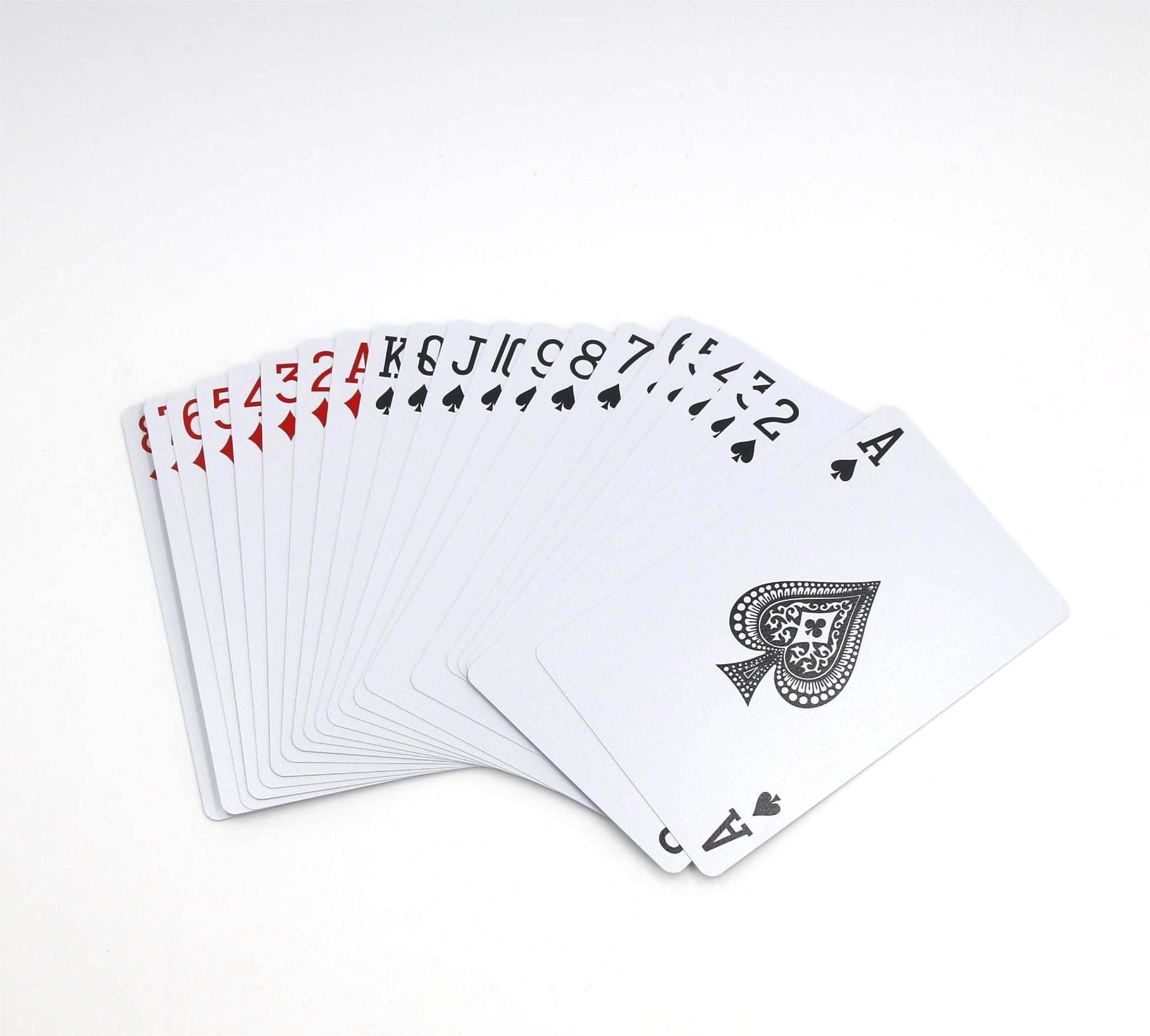 Black Core Poker Size Playing Cards- Blue&Red pack NO.003