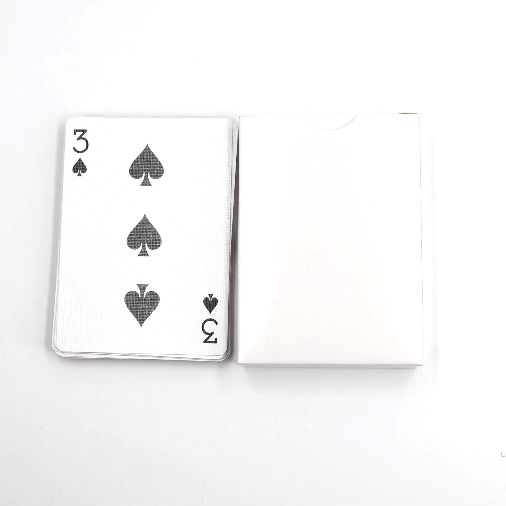 Black Core Poker Size Playing Cards- Red pack NO.006