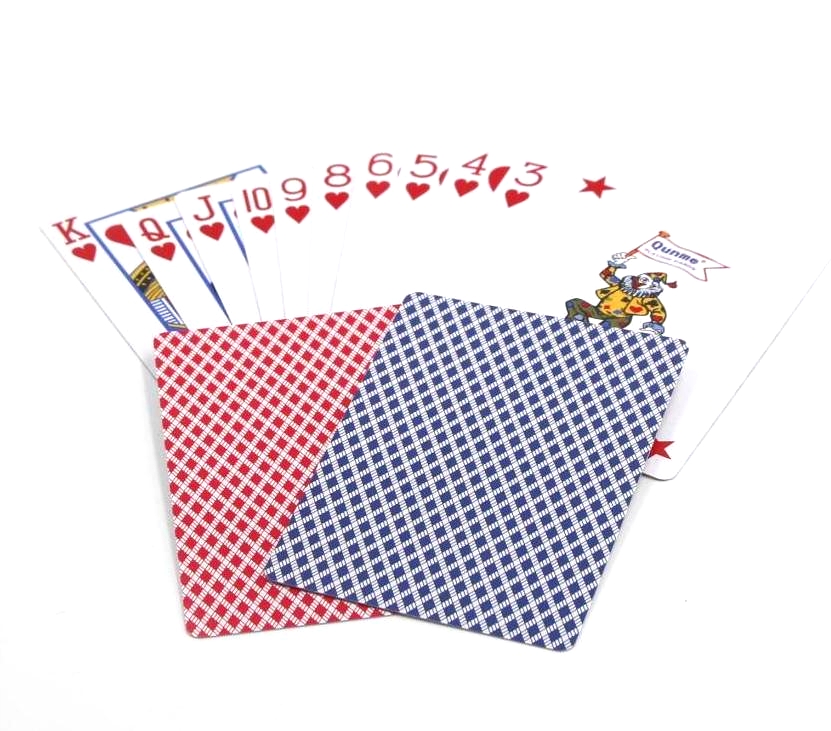 Black Core Poker Size Playing Cards- Blue&Red pack .001