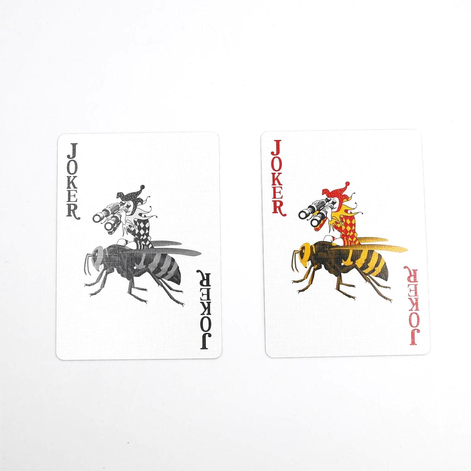 Black Core Poker Size Playing Cards- Red pack .005