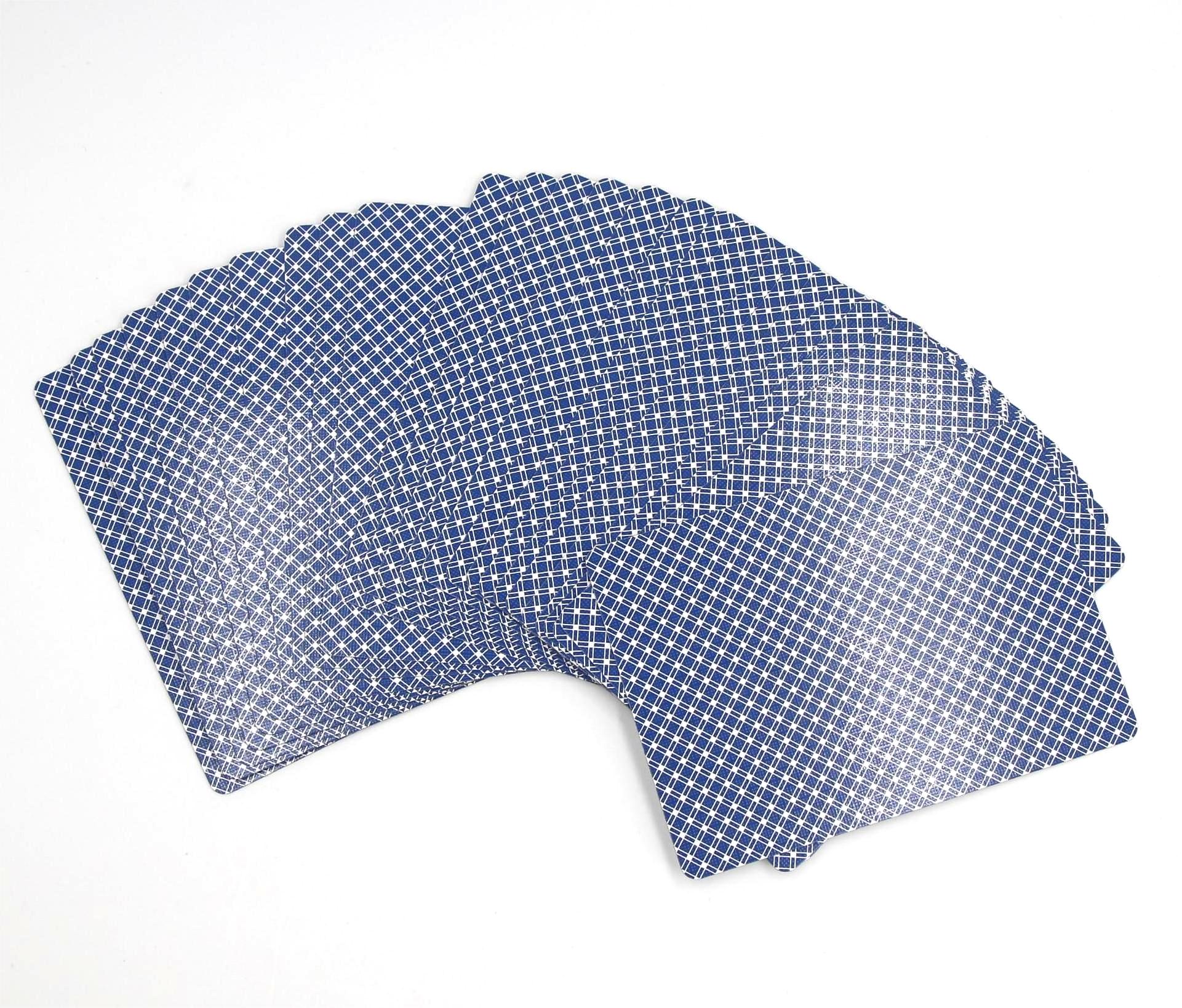 Black Core Poker Size Playing Cards- Blue pack NO.004