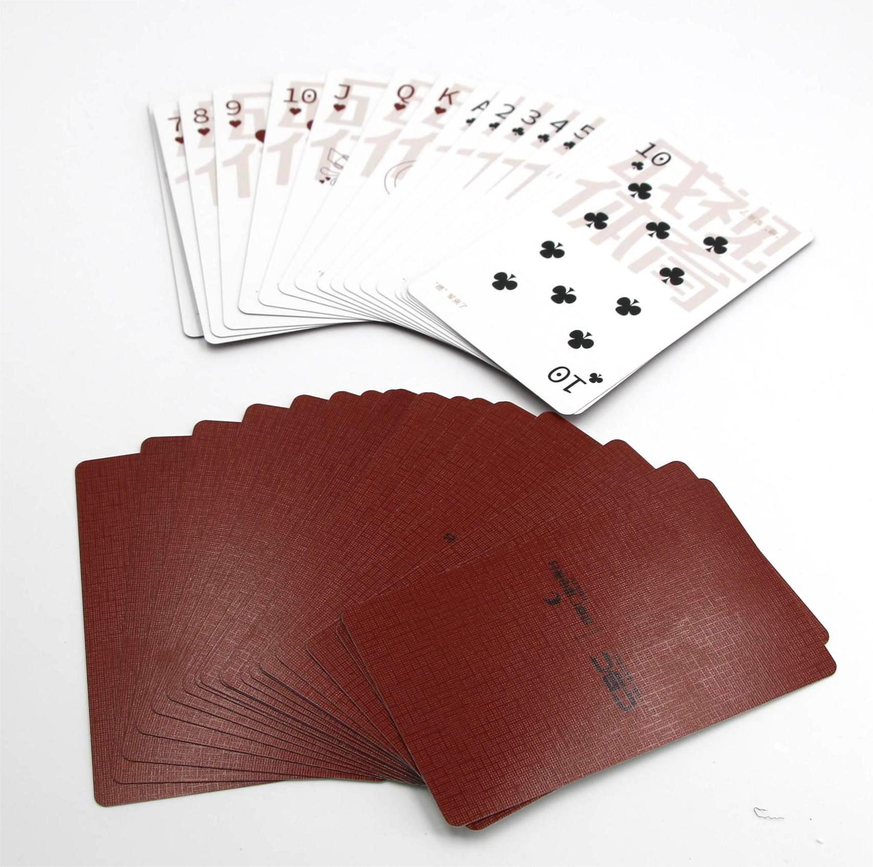 Wholesale Custom Design Logo High Quality Printing Poker Playing Cards Trading Board Game Cards with Tuck Box 013