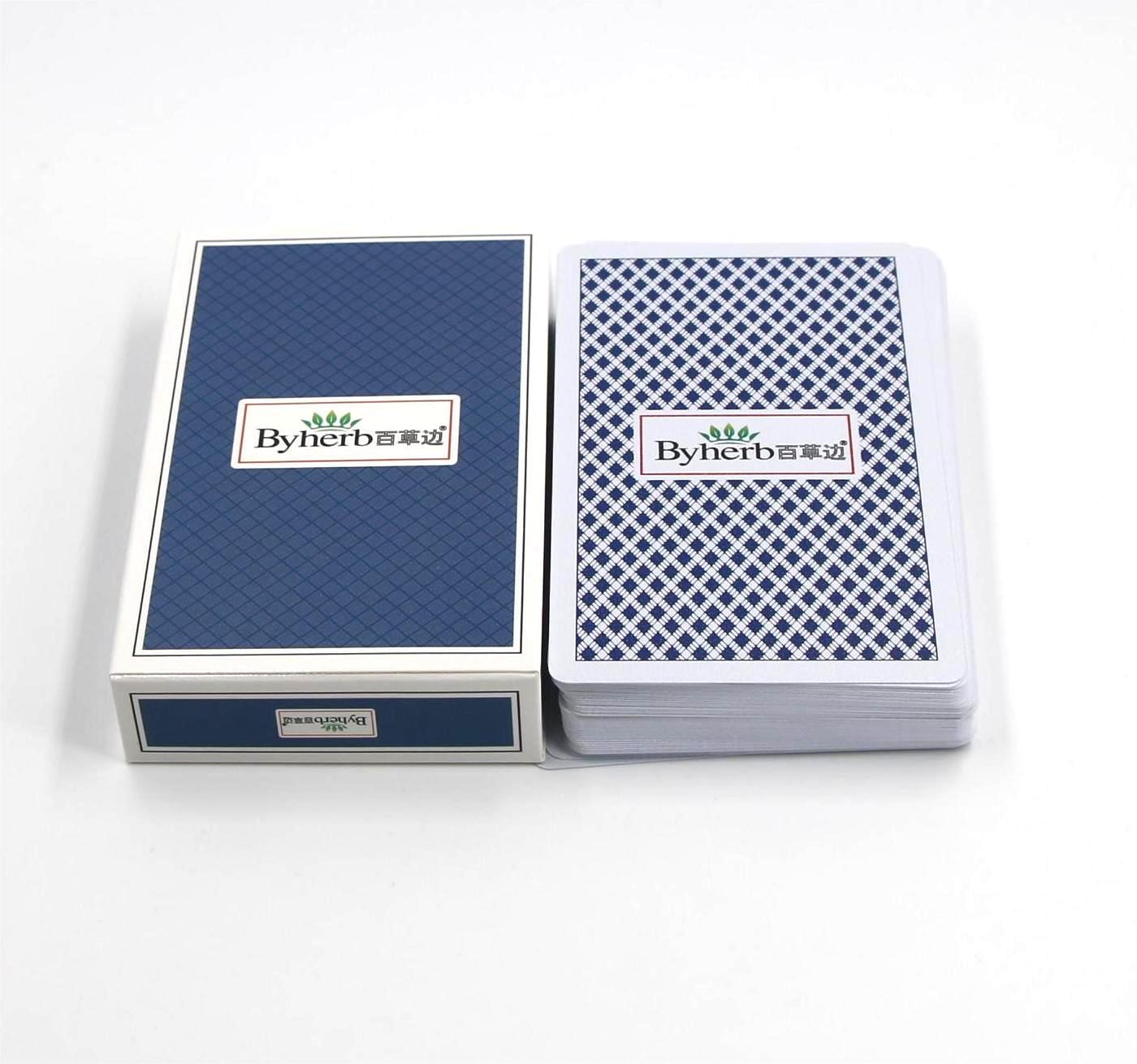 Black Core Poker Size Playing Cards- Blue&Red pack NO.003