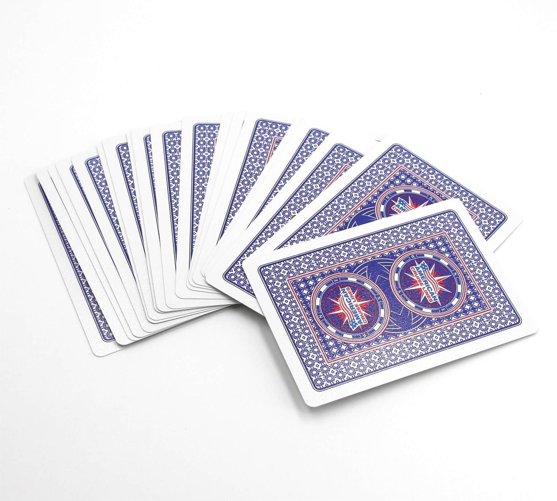 High Quality Plastic Waterproof Custom Design Logo Printing Poker Playing Cards108