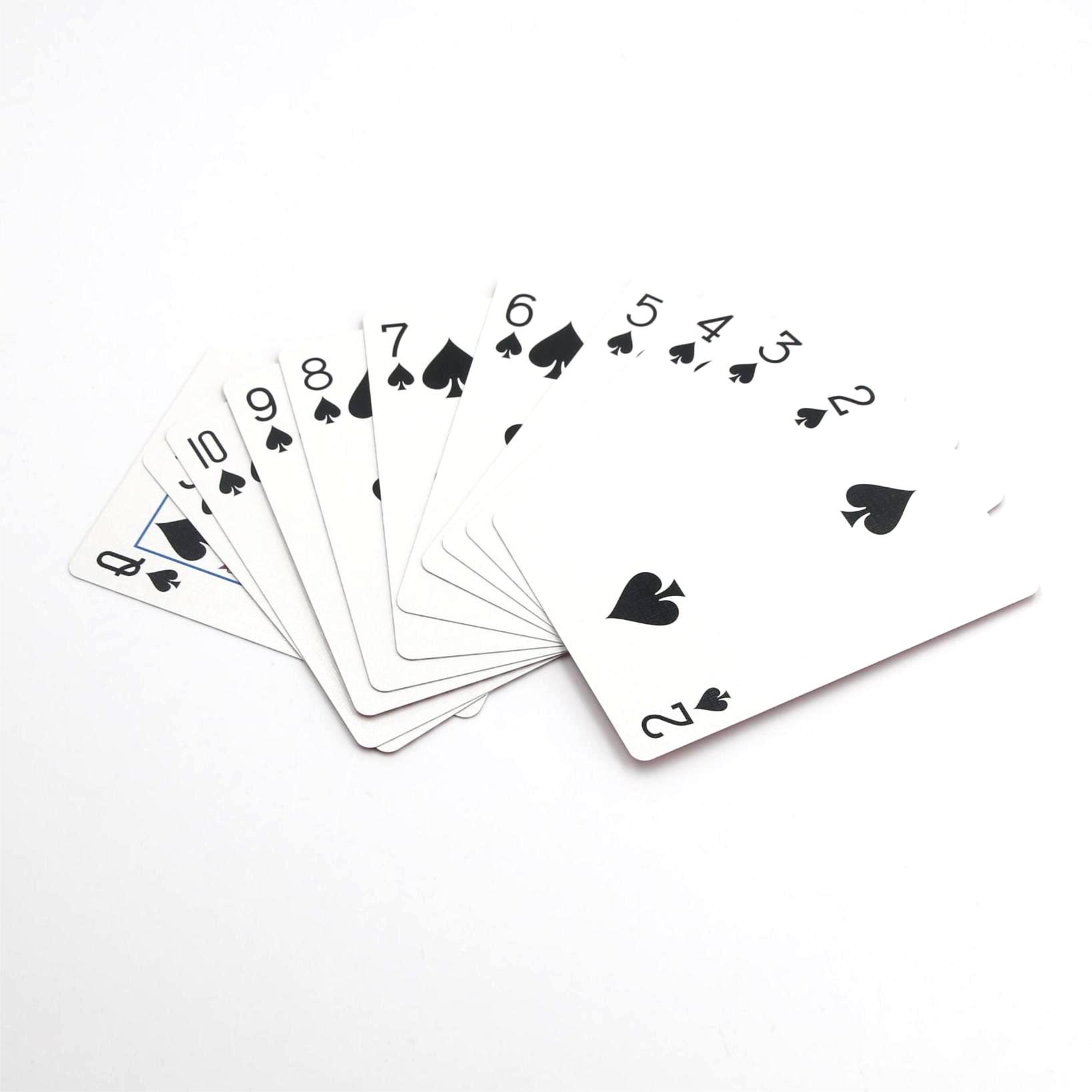 Wholesale Logo High Quality Printing Poker Playing Cards Trading Board Game Cards with Tuck Box 021 