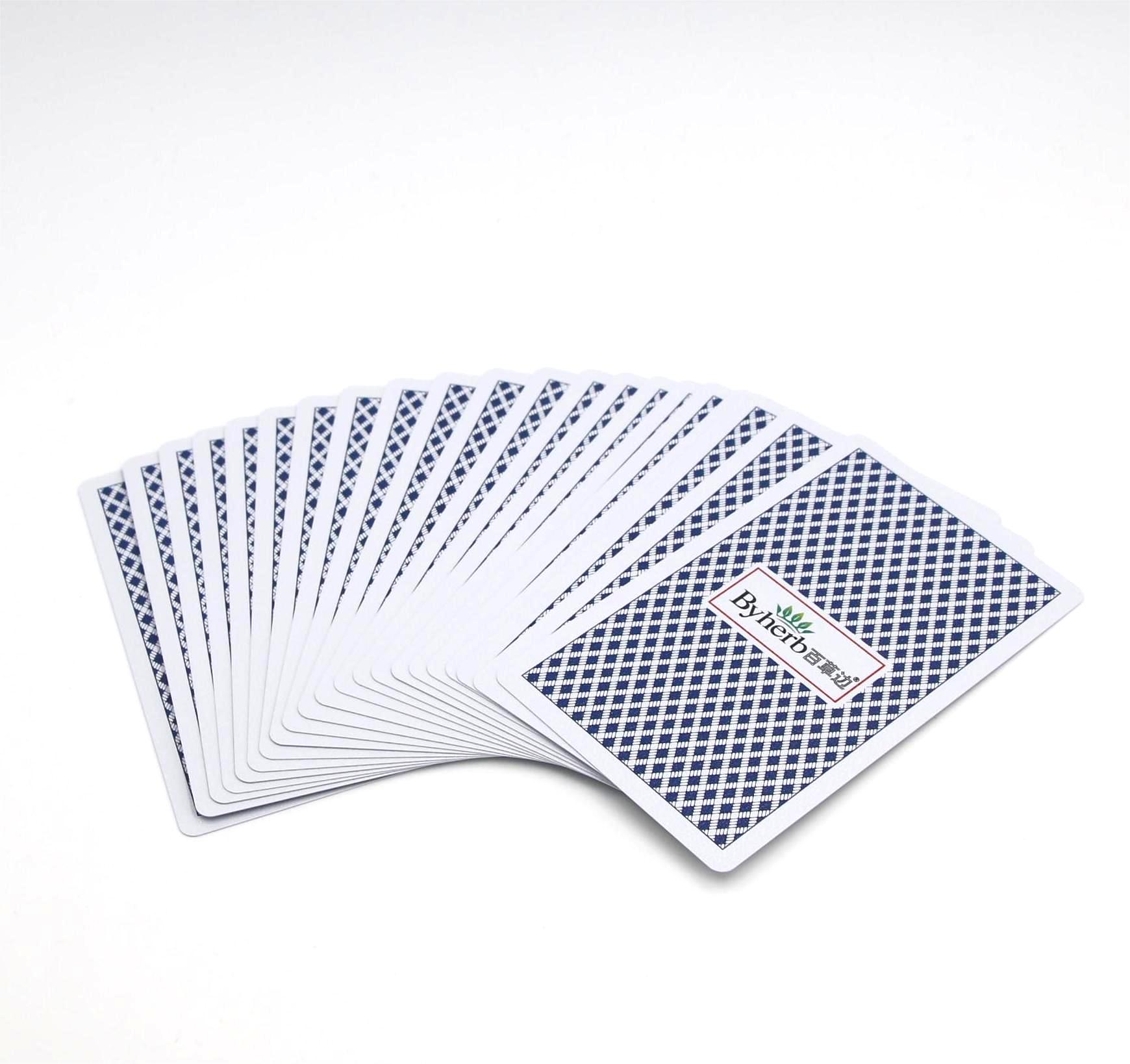 Black Core Poker Size Playing Cards- Blue&Red pack NO.003