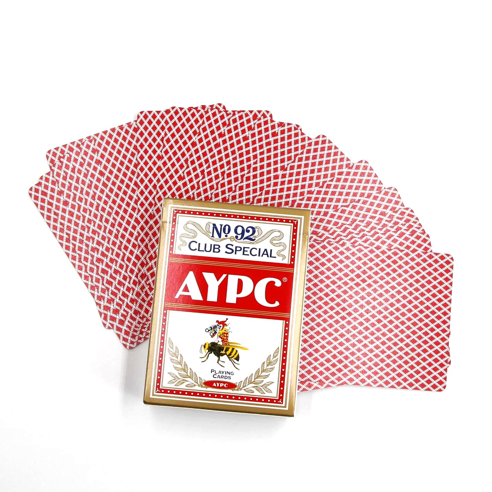 Black Core Poker Size Playing Cards- Red pack .005