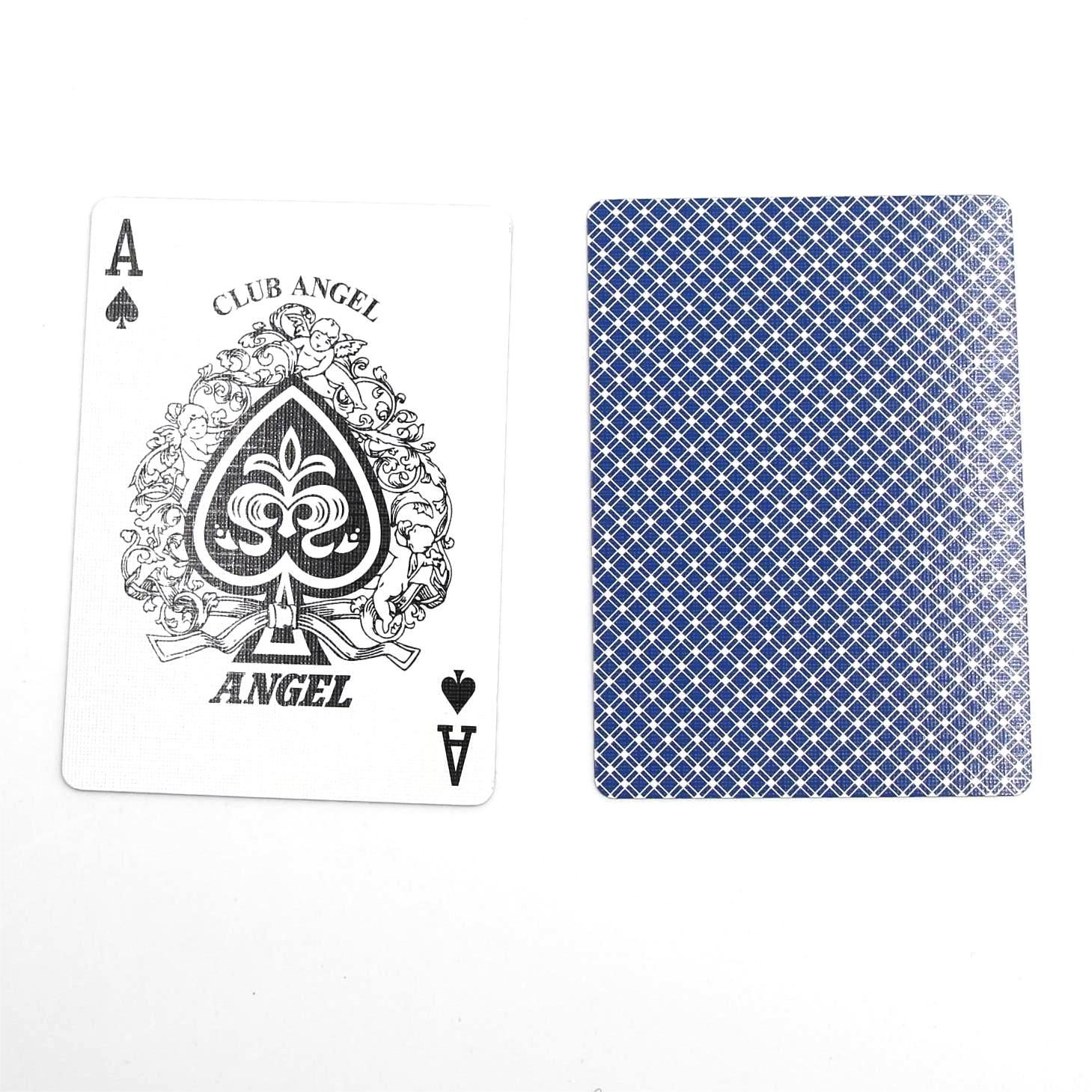 Black Core Poker Size Playing Cards- Blue pack NO.004
