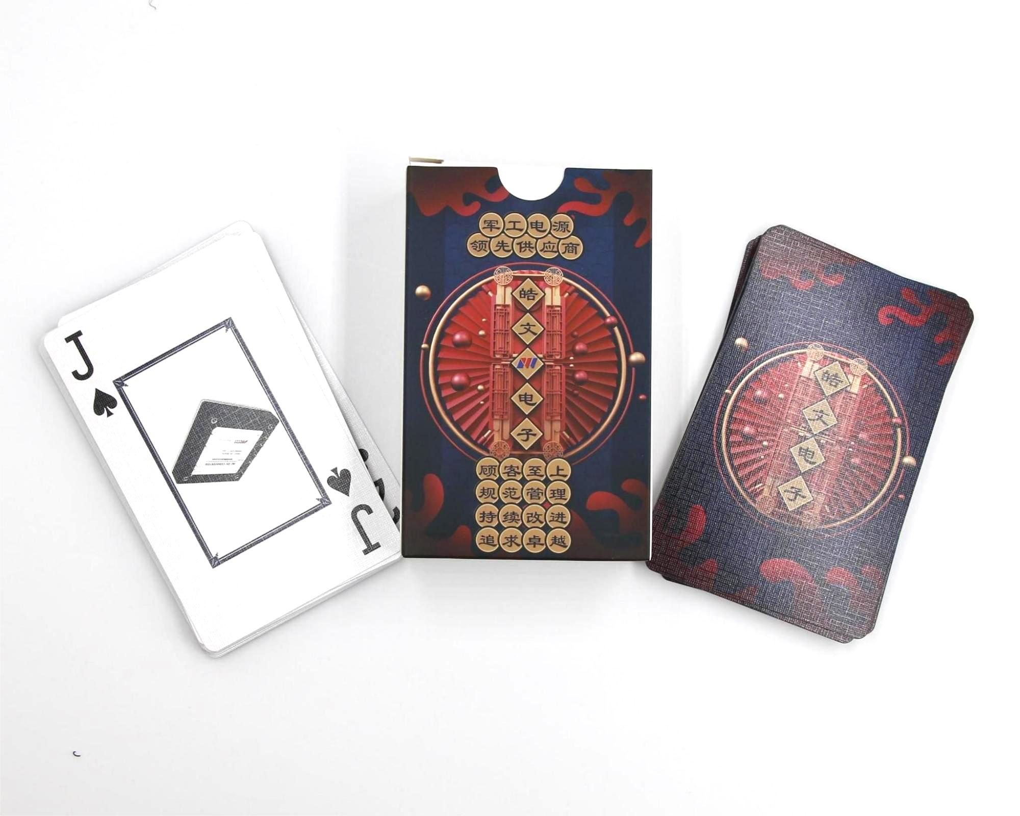 Custom Design Logo High Quality Poker Playing Cards Board Game Cards With Tuck Box 011