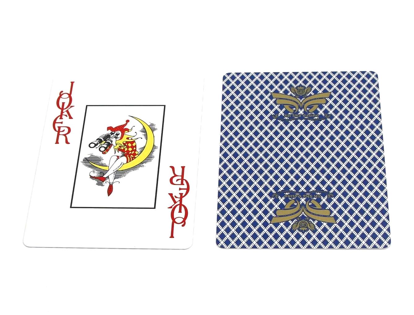 Black Core Poker Size Playing Cards- Blue pack NO.002