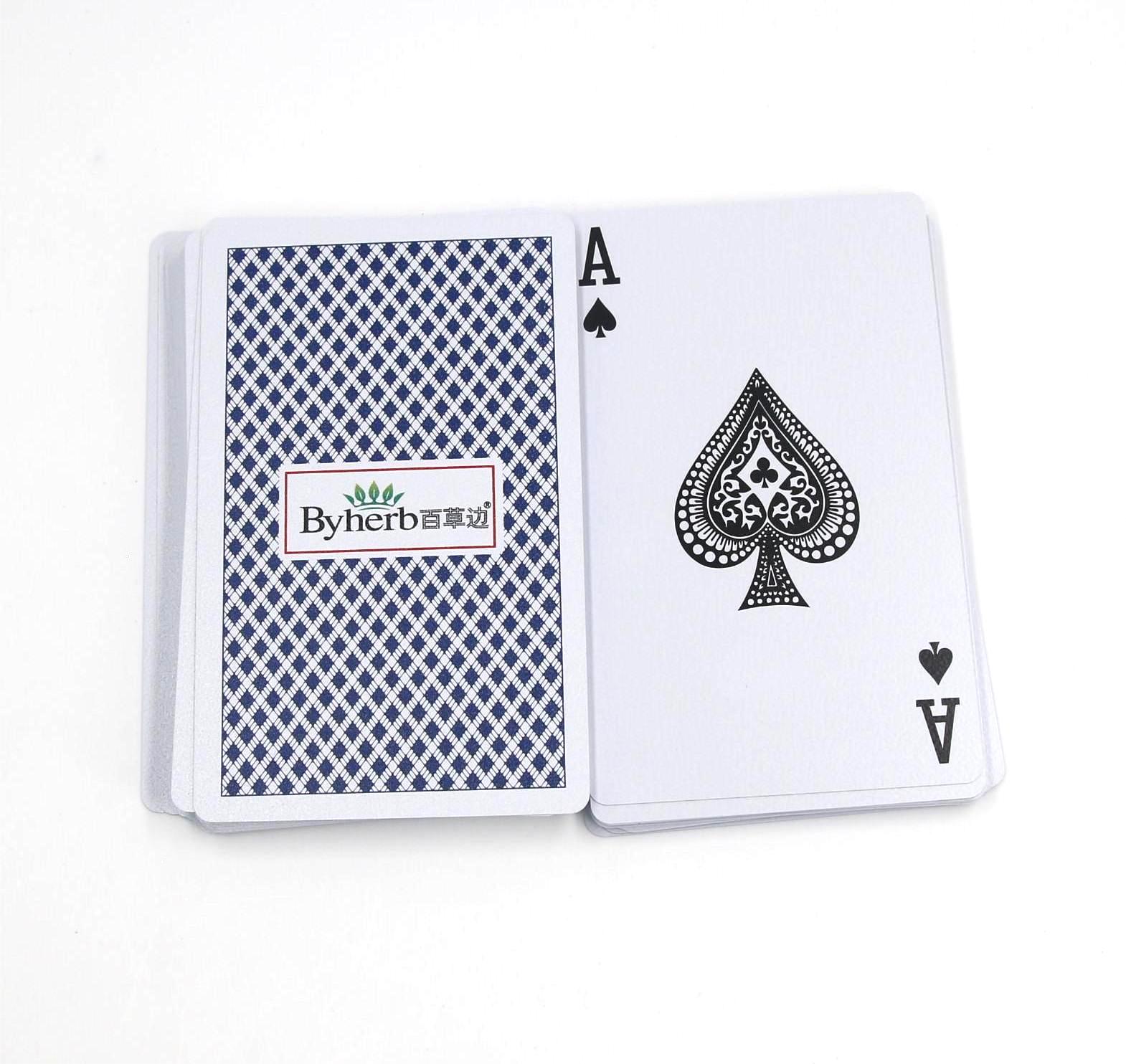 Black Core Poker Size Playing Cards- Blue&Red pack NO.003