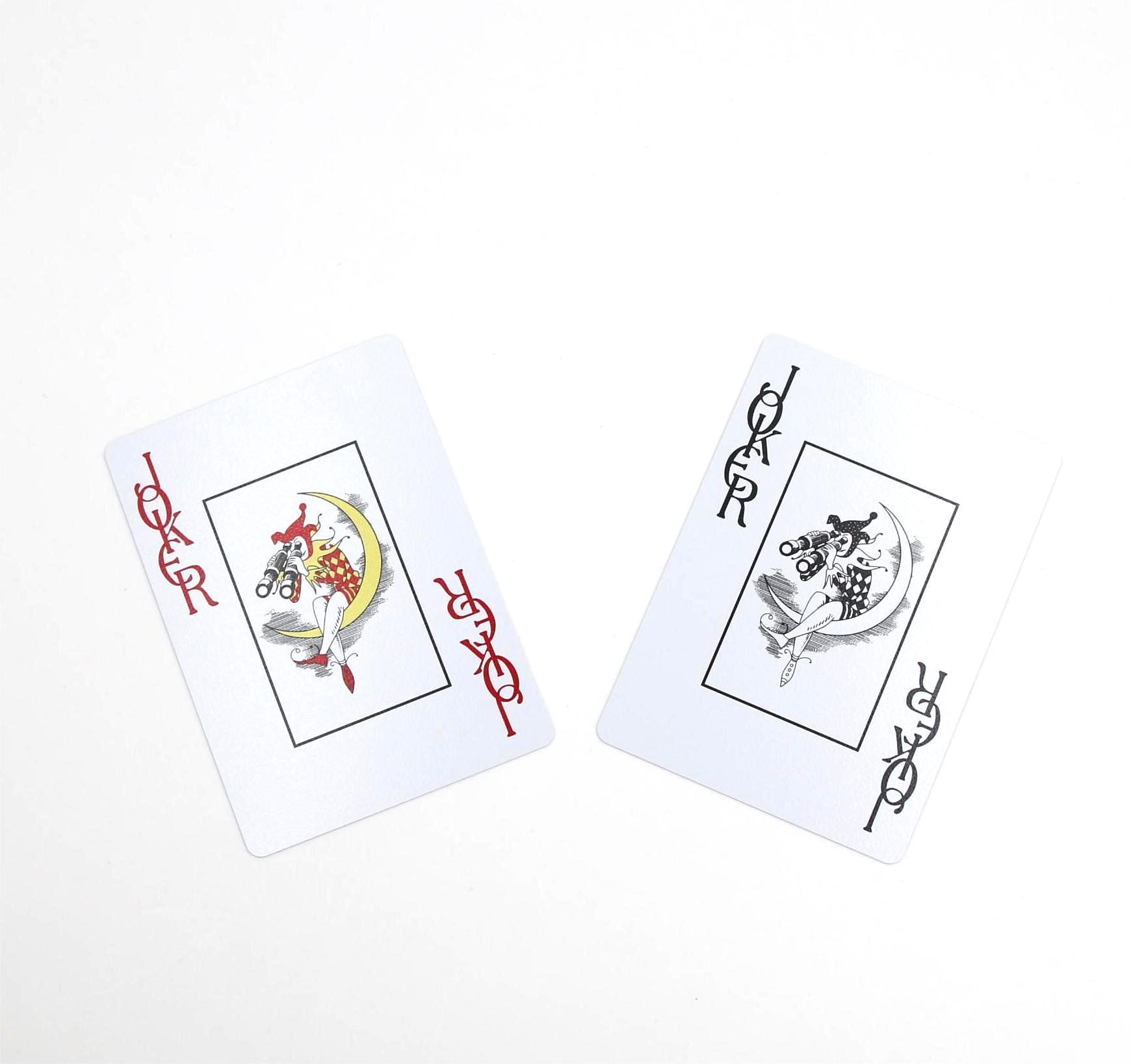 Black Core Poker Size Playing Cards- Blue&Red pack NO.003