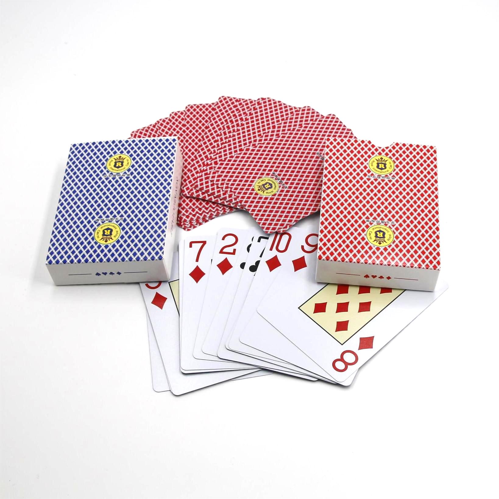 High Quality Plastic Waterproof Custom Design Logo Printing Poker Playing Cards109