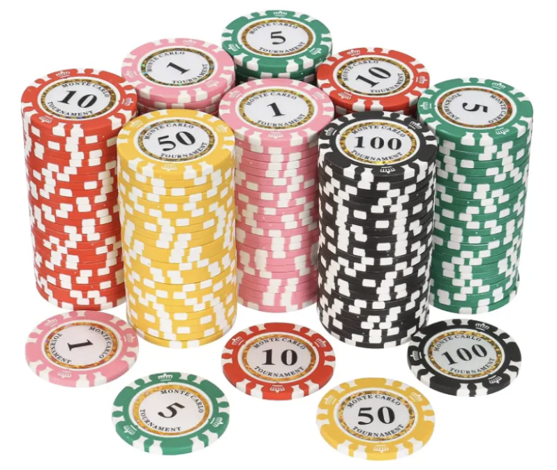 Wholesale Premium Numbered Poker Chips for Card Couple Board Game Texas Hold'em Card Club or Late Night Poker Games Chips